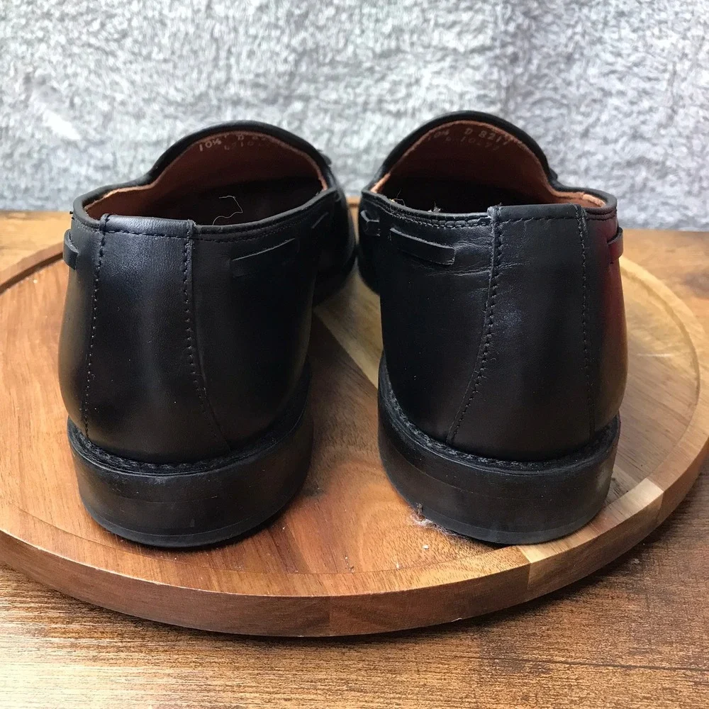 Allen Edmonds Grayson Tassel Loafers Mens 10.5D Black Leather Slip On Dress Shoe